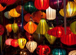 Vietnam, Hoi An, kleurrijke lampionnen